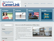 Tablet Screenshot of careerlinkwilkesbarre.org
